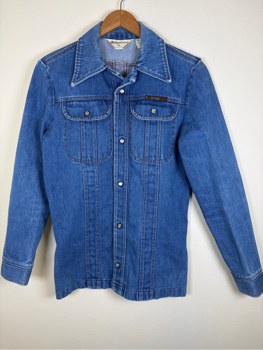 Vintage 70s 80s Sedgefield Denim Trucker Jacket Size Small Made in USA